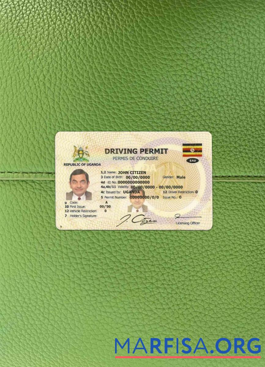 Printable Uganda DL photolook example